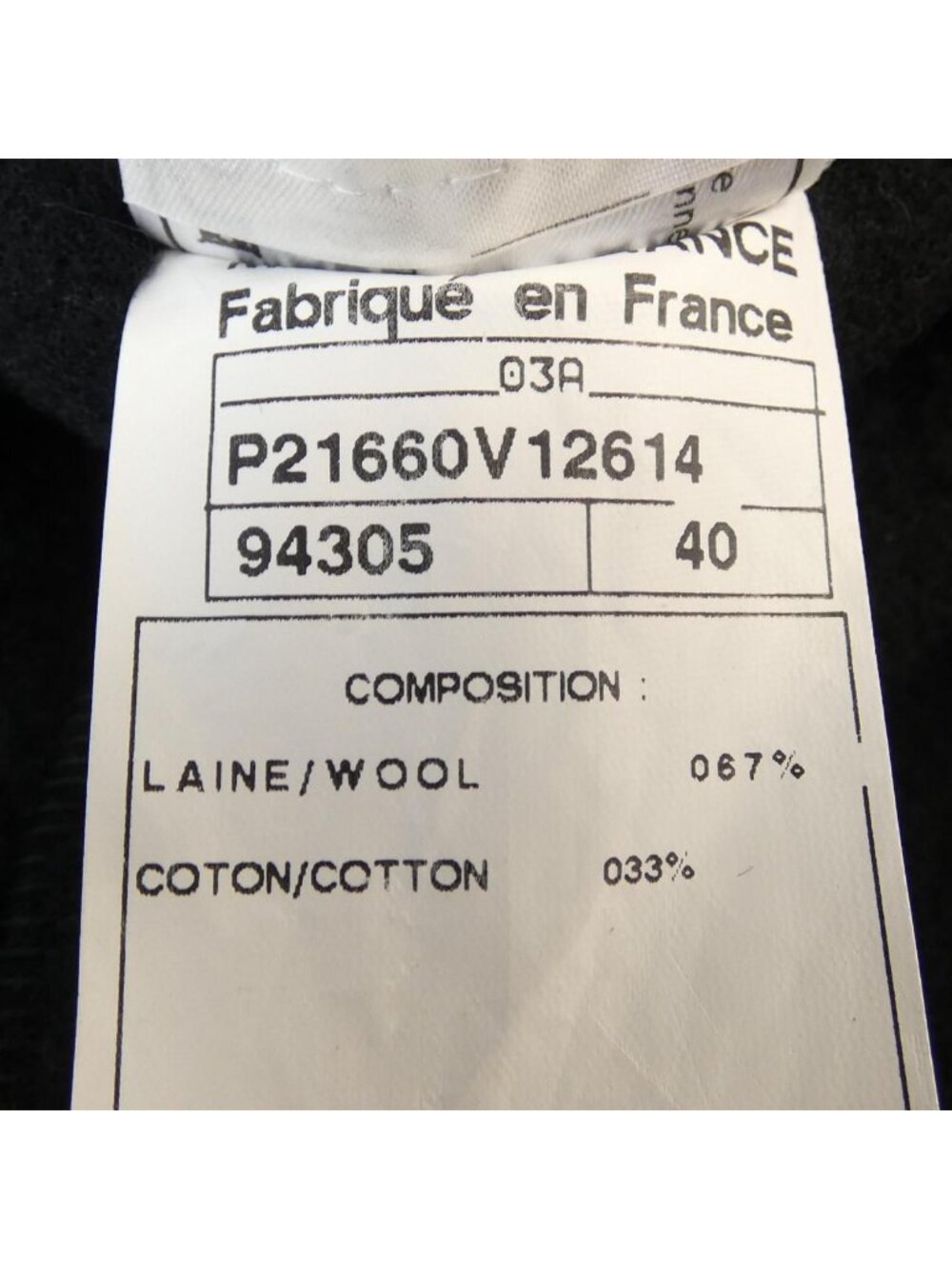 ★SOLD★ Chanel Vintage Identification Coat - Picture 3 of 6